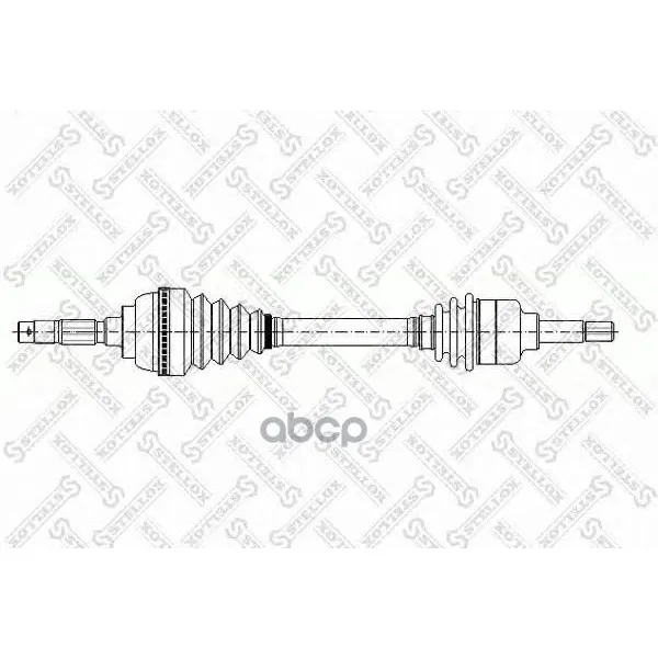 158 1006-Sx_привод Левый! 770mm Fiat Ducato, Peugeot Boxer 1.9-2.5d/Td Me5 94 Stellox 1581006sx Stellox арт. 1581006SX