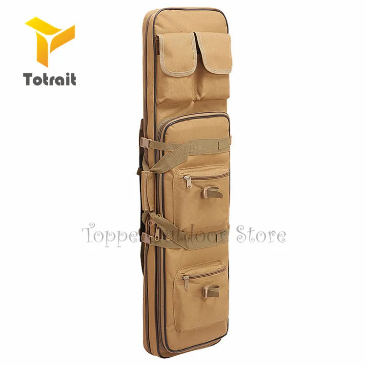 TOtrait 85/100/120cm Nylon Gun Bag Case Rifle Backpack for Sniper Airsoft Carbine Bags Shooting Portable Hunting Accessories - Цвет: 85cm-Tan