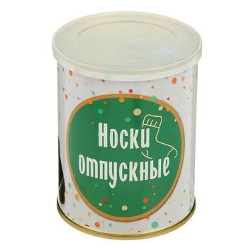 

Socks in the bank "Holiday socks" (man's, color black) 2430274