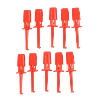 

SODIAL(R) Red Multimeter Lead Wire Test Hooks Clip Set 10 Pcs