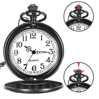 

Unisex Vintage Nurse Watch Letters Roman Numerals Carved with Chain Round Analog Quartz Pocket Watch Flip Case BEST Friend кар