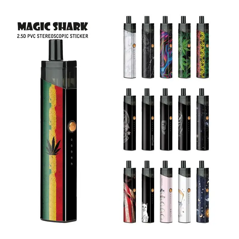 Maigc Shark Shinchan Sun New Skull Batman V для Vendetta Leaf Crayon ПВХ стерео наклейка футляр вейпа пленка