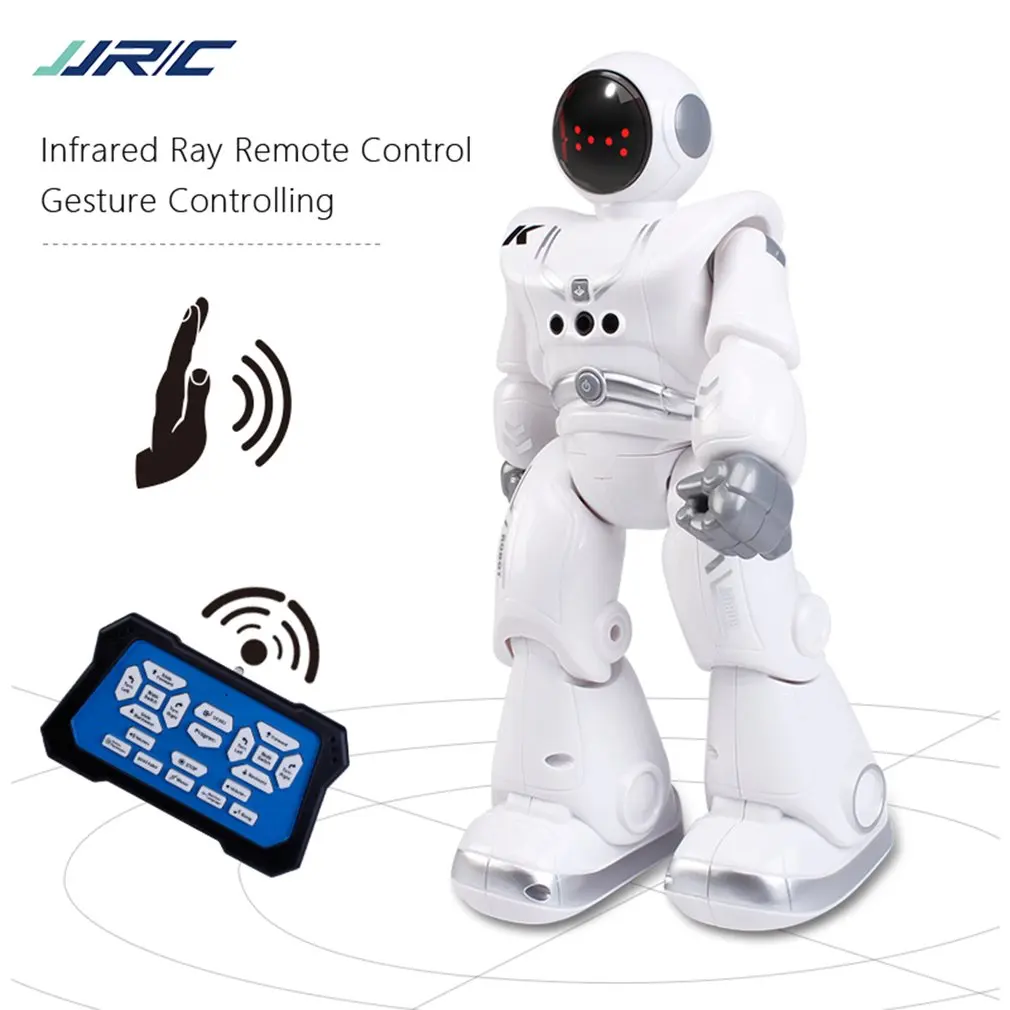 JJRC R18 2.4G Gesture Sensor Smart Programming Automatic Presentation Intelligent RC Robot RC Toys w/ Music Songs Lighting