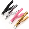 Stainless Steel Art Nail Clipper Professional Cutter UV Gel False Nail Tips Edge Cutters U One Word Clippers Nails Manicure Tool 2