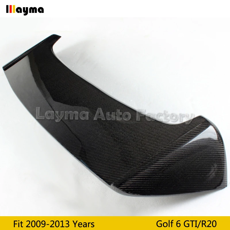 OSIR Style Carbon Fiber roof wing spoiler For VW Golf VI MK6 Car rear trunk  spoiler 2009 2010 2011 2012 2013 only fit GTI & R20