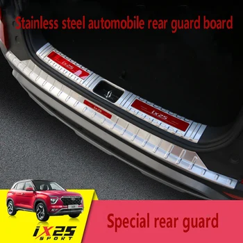 

for 20 HYUNDAI ix25 rear guard panel new generation ix25 modified special protective Sequin trunk moulding
