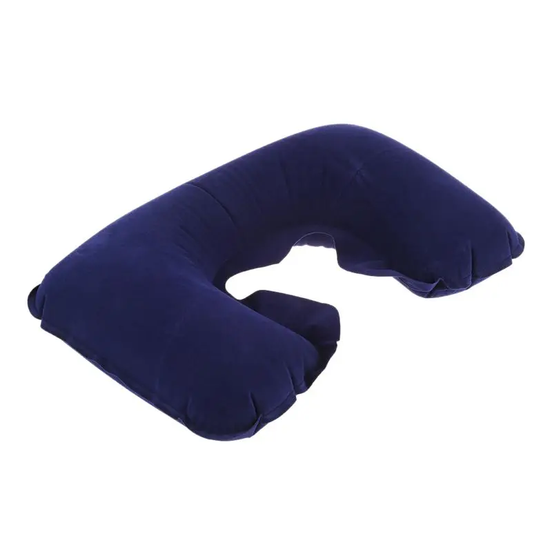 Portable Inflatable Adjustable Travel Pillow with Soft Support Cushion For Head And Neck