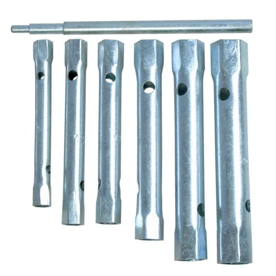 6 pièces/10 pièces ensemble de clés à douille tubulaire clé à douille  métrique ensemble de réparation outil à main métrique clé à douille  tubulaire réparation d'aplomb