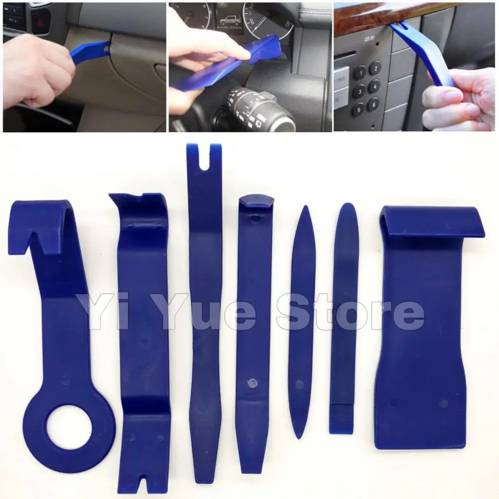 Kit De 16 Outils De Démontage Pour Voiture - Leviers En Plastique Et Acier - Pour Panneaux, Garnitures, Sans Rayer