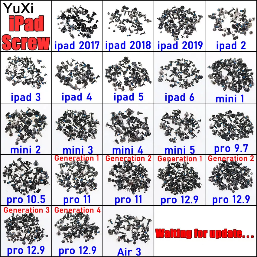 1 комплект для материнской платы iPad2017 2018/2/3/4/5 Mini Pro9.7 10 5 11 12 9 Air 3 сменная Внутренняя
