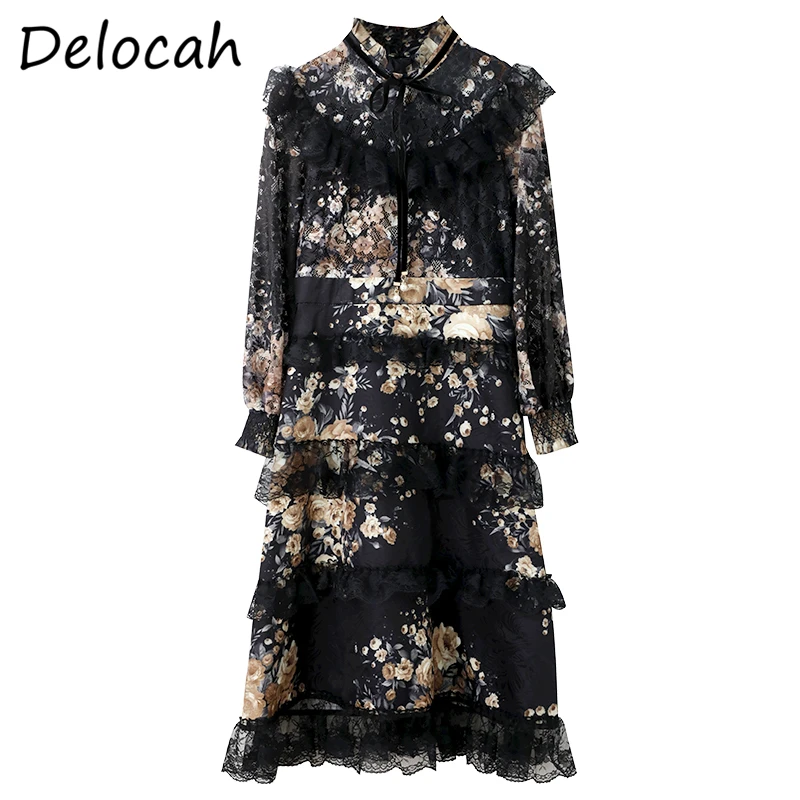 Delocah Women Fashion Autumn Designer Party