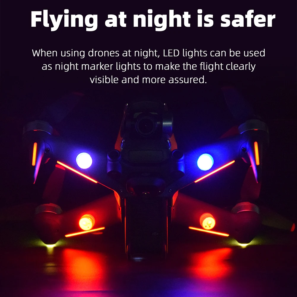 Drone Night Flight Lamp Strobe Signal Light for DJI FPV FPV Aircraft Accessories