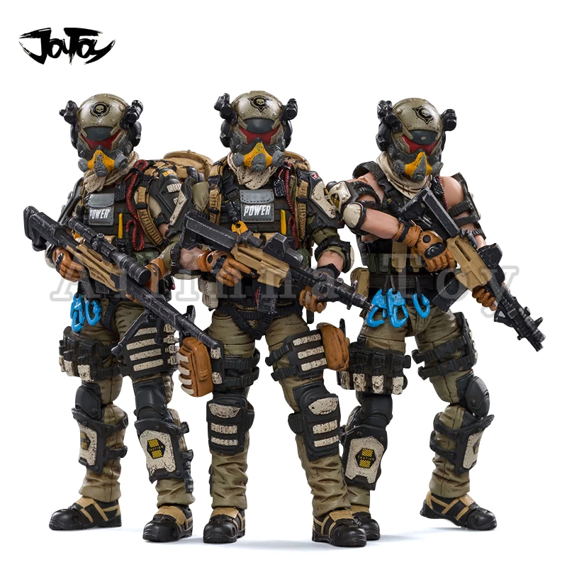 Экшн фигурка JOYTOY 1/18 3 75 дюйма (3 шт./компл.) сборная аниме модель сборной черепа парашютника игрушка в подарок
