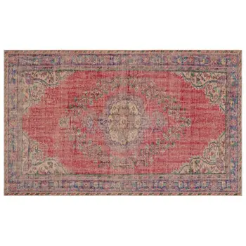 

Handmade Natural Vintage Turkish Area Rug 174x279 Cm-5'9''X9'2''