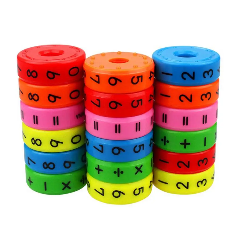 1Set Axis Magnetic Mathematics Digital Learning Educational Toys Puzzle Cube Magic Intelligence Arithmetic Math For Kids Toys