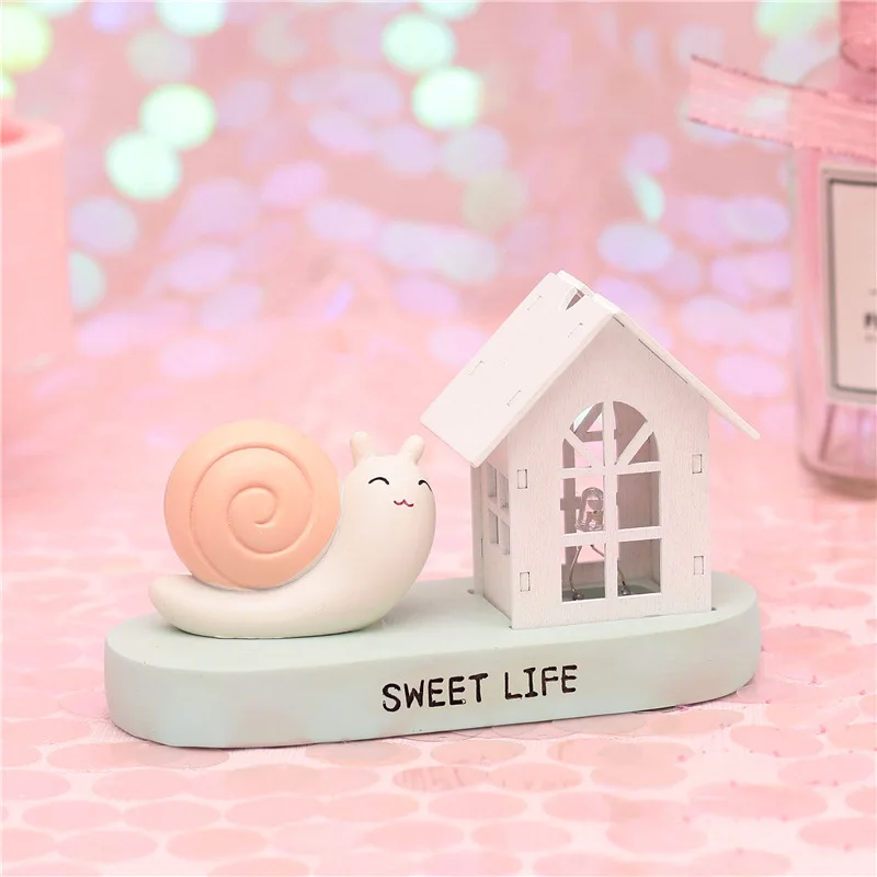  Cartoon LED Snail Lamp Night Light Night Desk Table Lamp Children Kids Birthday Christmas Gift Home - 4000067519400
