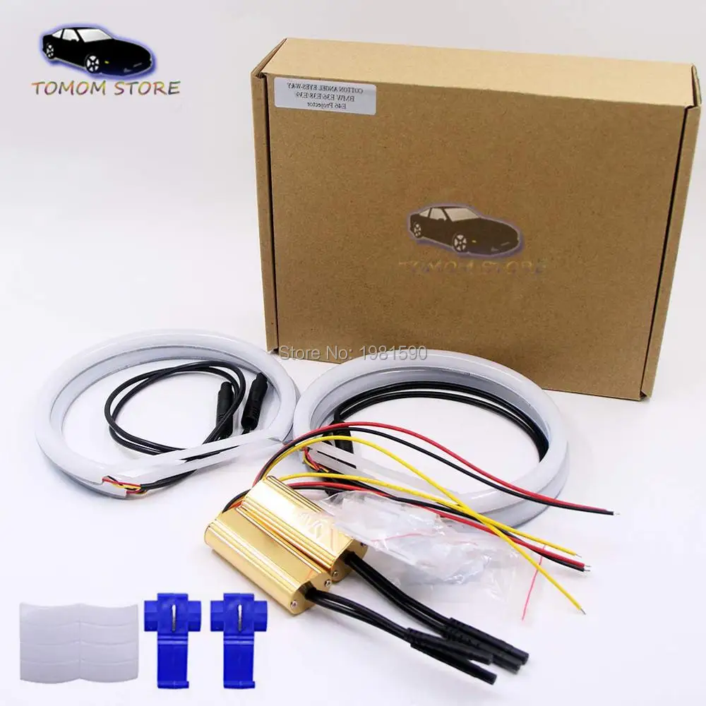 Hopstyling 1 комплект хлопковый светильник Halo Ring Angel Eyes для BMW E46 без проектора 2x131 мм 146