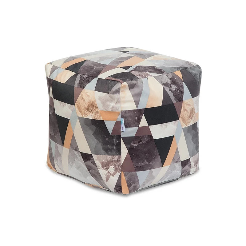 Пуф мешокРица пуф Delicatex серо бежевый детский пуфик подставка под