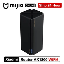 Маршрутизатор Xiaomi AX1800 Wifi6 VPN 2,4 ГГц 5 ГГц полный гигабитный двухчастотный домашний настенный ретранслятор усилитель сигнала Маршрутизатор Xiaomi AX1800 Wifi6 VPN 2,4 ГГц 5 ГГц полный гигабитный двухчастотный домашний настенный ретранслятор усилитель сигнала