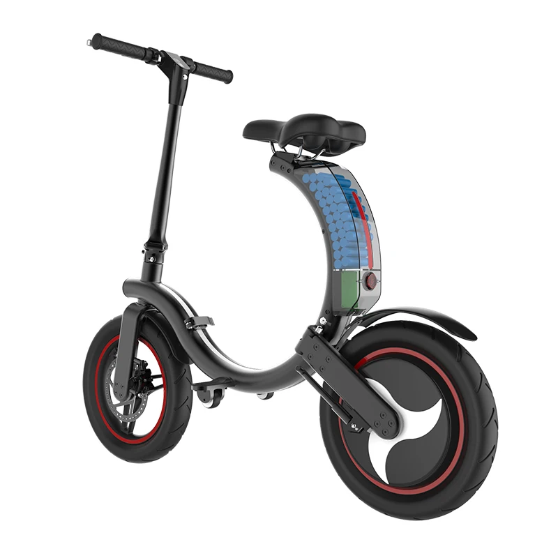 2020 Cheap 36V 550W Crownwheel 100% full folding fat tire mountain road electric bike