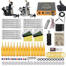 Профессиональная машина для татуировки тела, набор с иглами питания для татуировки для начинающих