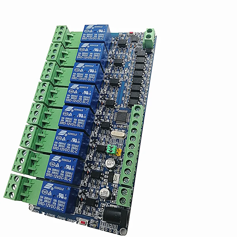 Modbus порт 8 дорожный релейный модуль Выход вход Rs485 Ttl дополнительный
