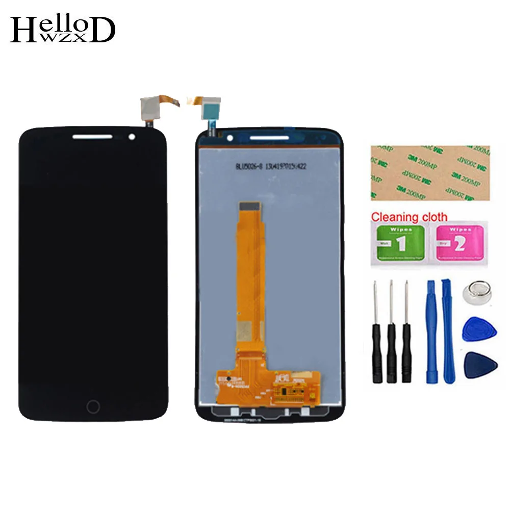 For Alcatel One Touch Pop 2 7043 7043A 7043E 7043K 7043Y OT7043 LCD Display Screen Digitizer Assembly + Tools | Мобильные телефоны