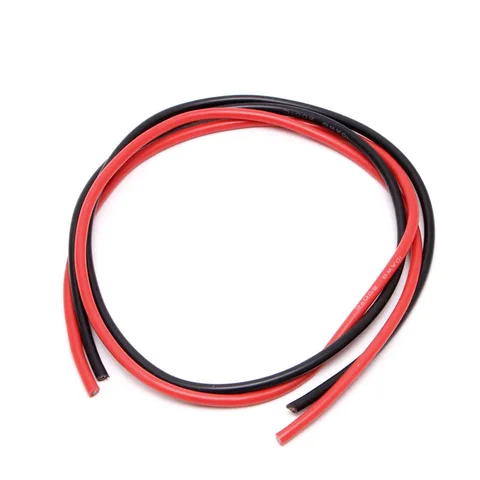 New 16 AWG Gauge Wire Silicone Flexible Stranded Copper Cables For RC Black Red Y4UD title=