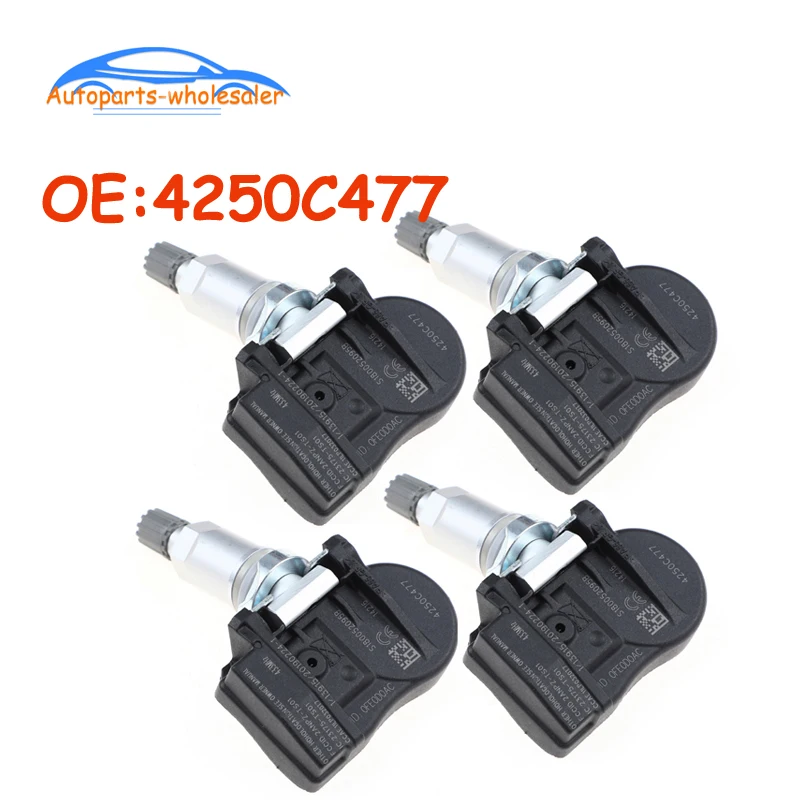 4 шт. 4250C477 для Citroen C Zero peugeot 4008 iOn Mitsubishi ASX L200 Lance датчик давления в шинах монитор 433 МГц автомобильные аксессуары