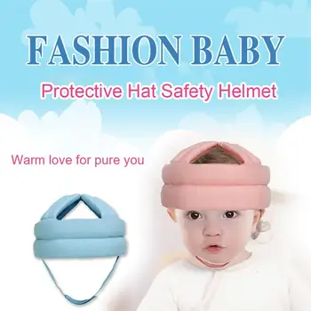 

Baby Safety Walk Cap Anti-collision Protective Hats Helmet Soft Comfortable Head Protection Adjustable Hats For Kids Security