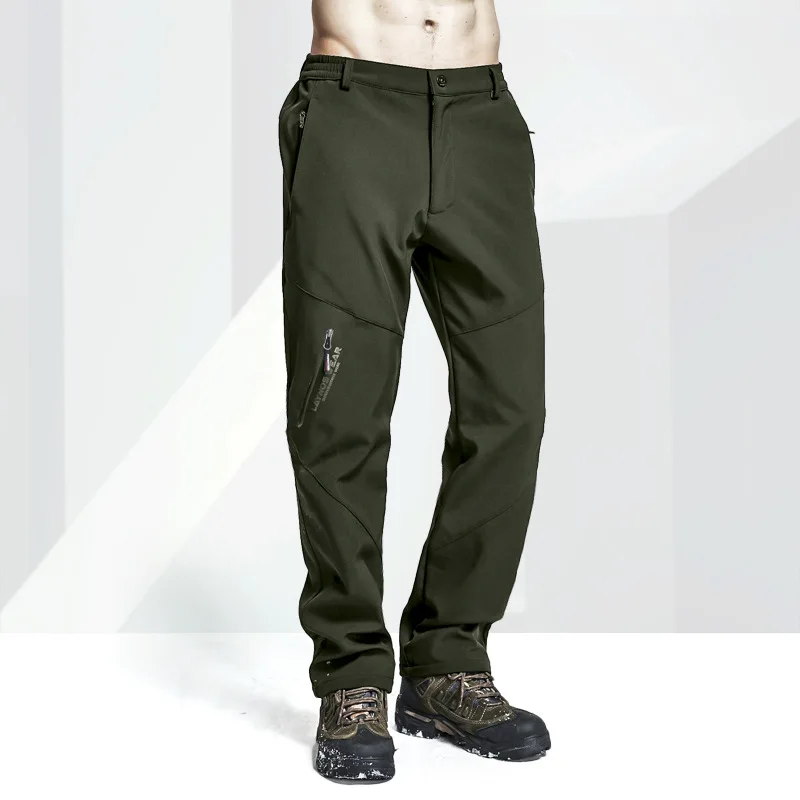 Быстросохнущие брюки мужские весенние и осенние уличные брюки больших размеров ветроустойчивые водонепроницаемые быстросохнущие брюки для альпинизма