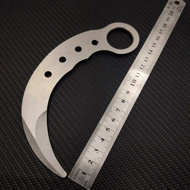 Открытый Каменный моющийся нож Karambit тренировочные ножи безопасный без острых