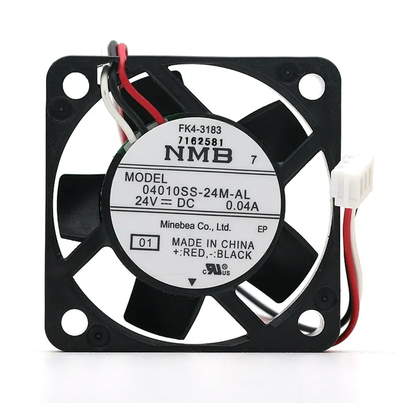 Original For NMB 04010SS-24M-AL 4010 24V 0.04A 40mm 40*40*10mm silent quiet axial mini cooling fan | Компьютеры и офис