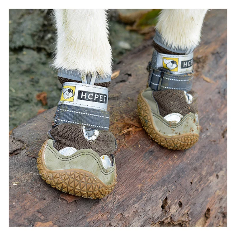 cão de estimação sapatos respirável esportes net sapatos de chuva ao ar livre cães grande pequeno cachorro botas pastor alemão poodle labrador