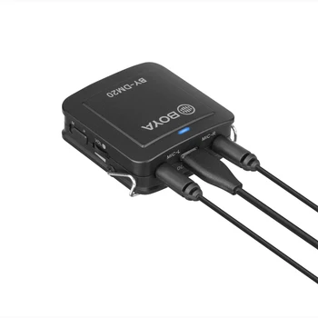 

BOYA BY-DM20 Professional Dual Lavalier Microphone 2 Heads for iPhone Lighting Android Smartphone Laptop PC USB Audio Recording