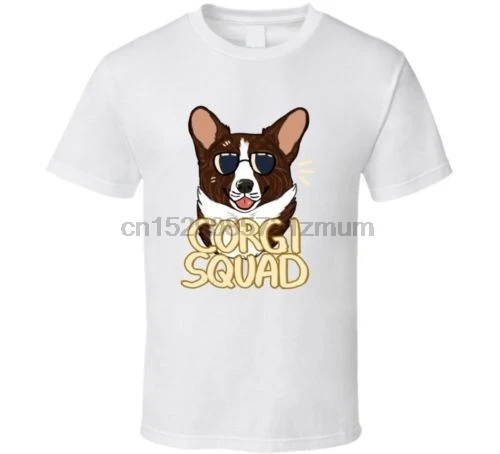 Pembroke Welsh Corgi Dog Breed T-shirt Cartoon Tee t shirt men Unisex New Fashion tshirt free shipping top ajax(1) | Мужская одежда
