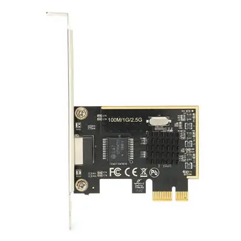 

Network Card Desktop Computer Accessory Wired Port PCIE to Gigabit 2.5G 2500M for Half-Duplex