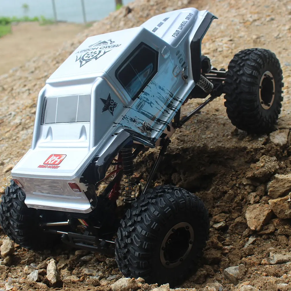 1072-SJ 1:10 2,4G 4WD матовый Радиоуправляемый гусеничный автомобиль с дистанционным управлением большая ножка Выкл-модель дорожного транспортного средства РТР игрушка для детей подарок