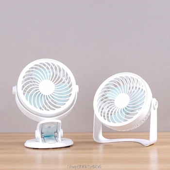 

USB Clip Desk Table Fan with Strong Wind Quiet Portable 2 Speed Adjustable 360°Rotatable Mini Personal Fan O31 20 Dropship