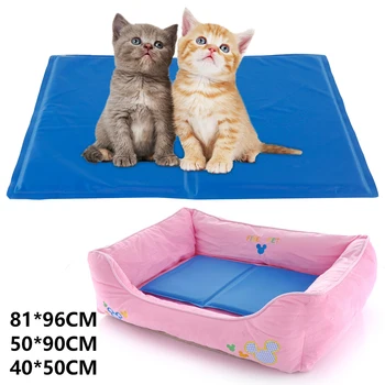 

1 Pcs Pet Ice Pad Dog Cooling Mat Breathable Washable Pet Cool Mat Bed Cat Cushion Summer Keep Cool Pet Cooling Dog Mat