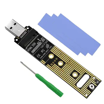 

NVME M2 to USB3.1 M2 to USB3.0 Hard Drive M.2 NVME SSD to USB Adapter with High Performance USB3.1 Gen 2 Bridge Chip
