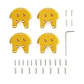 

4 Pcs Motor Mount Base Protector Guard Cover CNC Aluminum Reinforcement Plates Anit-Crack Tools Kit for DJI Phantom 2 3 Drones