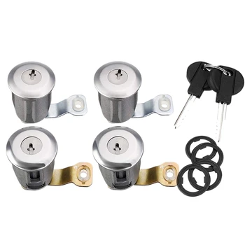 

4Pcs Car Barrel Door Locks Keys Set 252522 9170.G3 for Peugeot Partner Citr0En Xsara 1996 - 2007