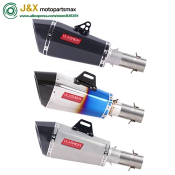 

Motorcycle Full system Exhaust Muffler Escape Slip On For Yamaha R6 YZF-R6 2006-2014 Middle Link Pipe With DB-KILLER