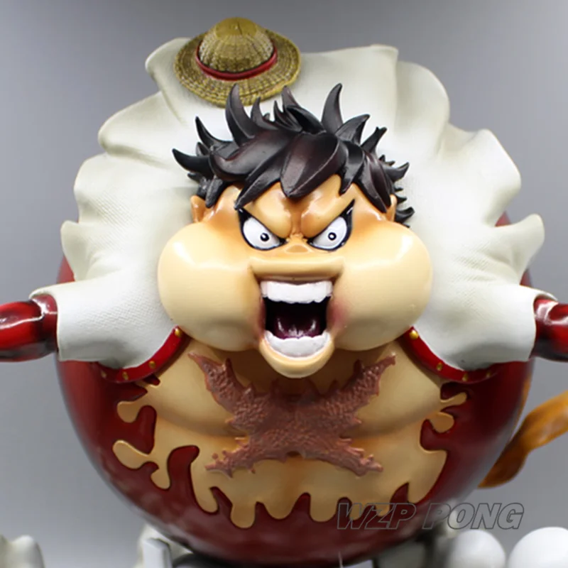 29 см цельный прекрасный жир Обезьяна D Luffy gear 4 боевой формы статуя ПВХ фигурка украшения модель игрушки