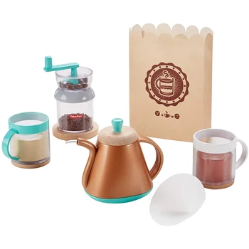 

GJT89 Pour Over Coffee 6 Piece Pretend Play Set Multicoloured for Inspire Imaginations Kids Christmas Gift