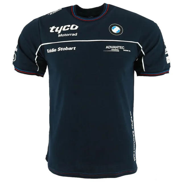 US $10.12 2019Tyco Racing Team TShirt For BMW Mens Short Motorcycle Tshirts TAS Motorrad Motorbike Motocro