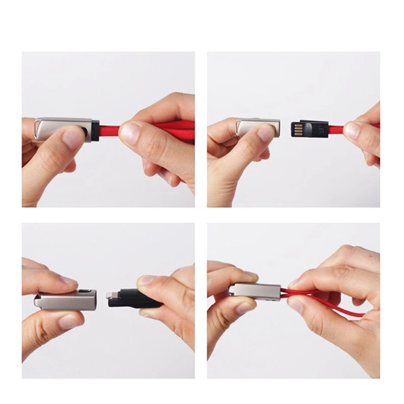 Брелок кабель для передачи данных, портативный USB брелок кабель для зарядки кабель для быстрой зарядки, креативный кабель для передачи данных Шнур брелок