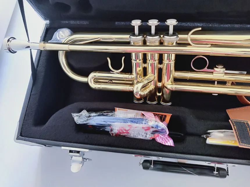 B плоский YTR-2335S труба музыкальная труба латунные инструменты игры супер топ акции подарок