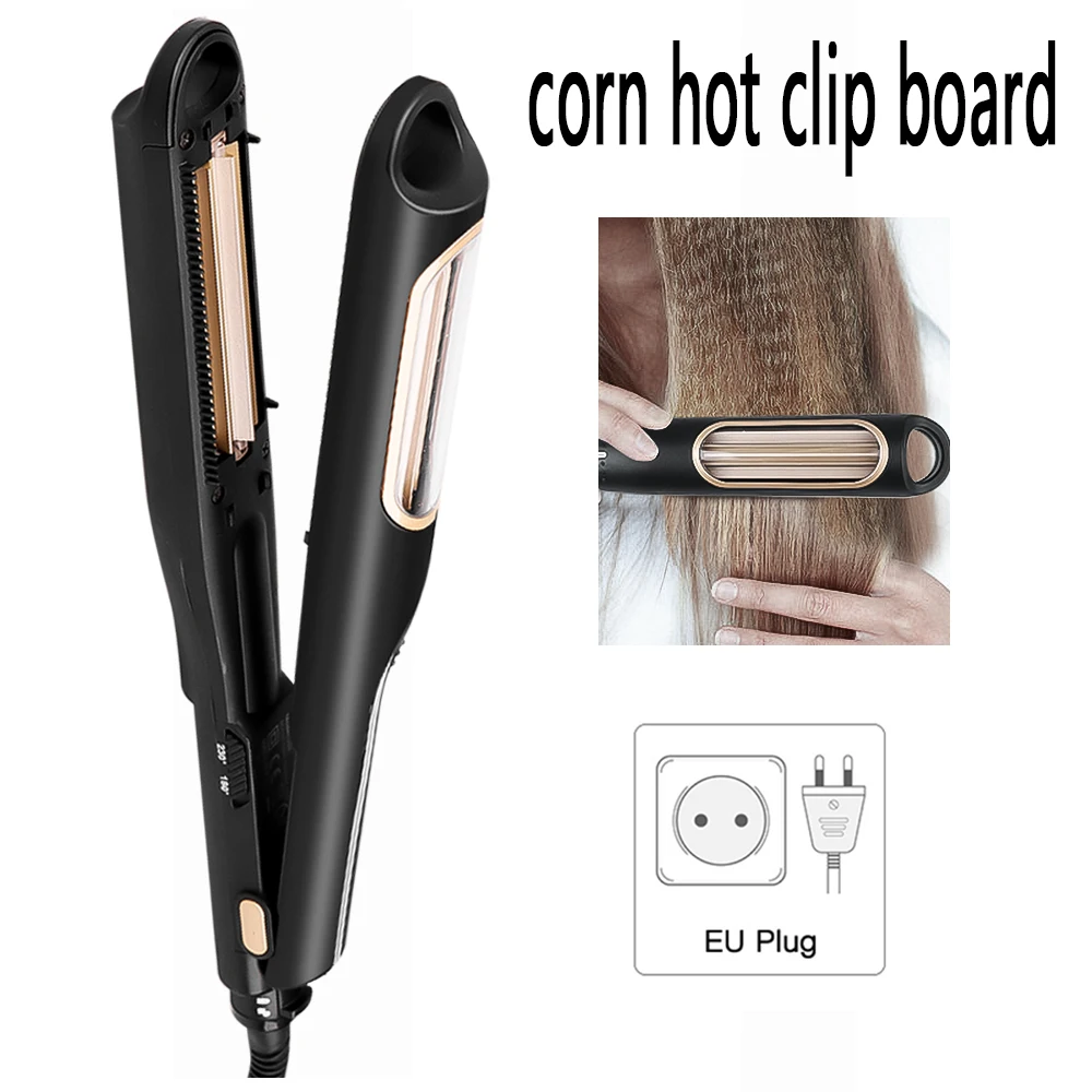 Automatic Hair Curler Corrugated Flat Iron Curling Professional Straightener Curly Iron Tongs Hair Waver Crimpers Device